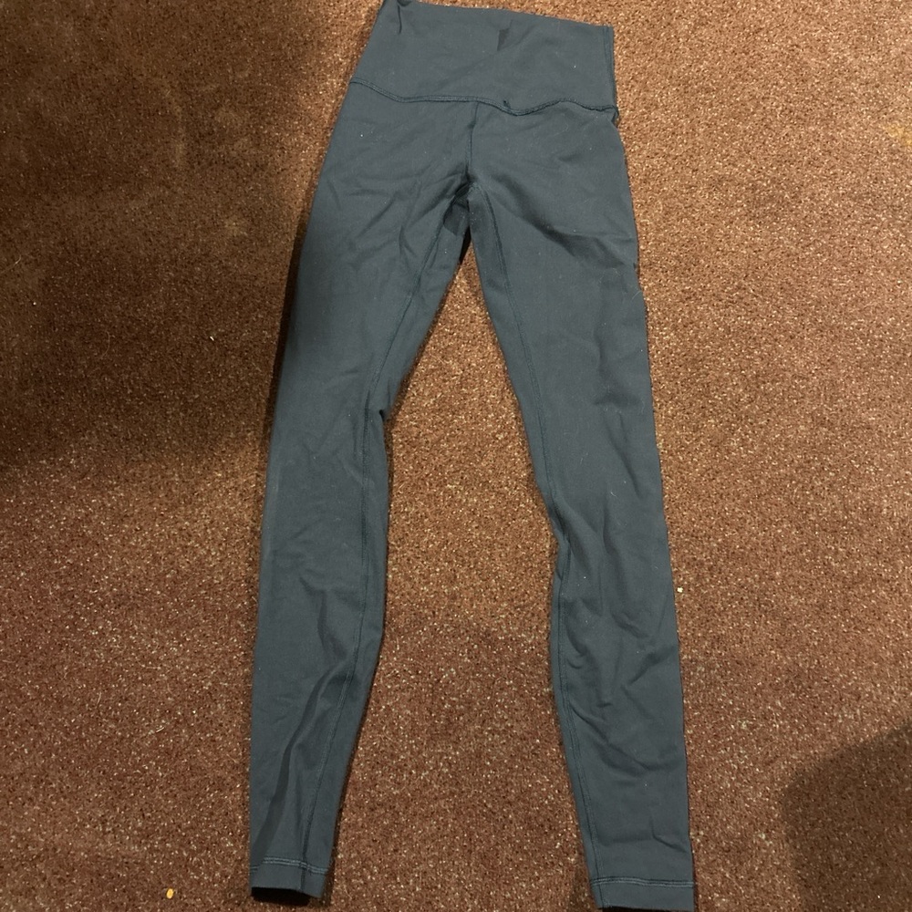 High-Waisted Lululemon Blue Leggings